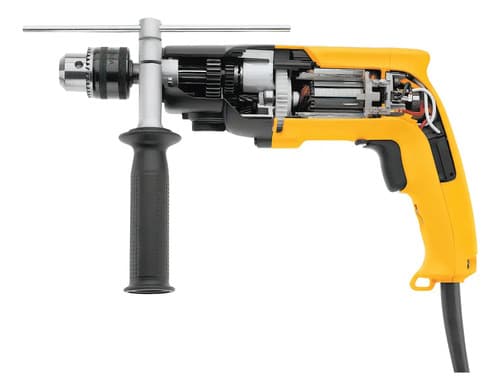 Furadeira De Impacto 13mm Dewalt Modelo Dw505 Furadeira Elétrica Profissional Potência De 800w Amarelo 220v 50 Hz/60 Hz 6