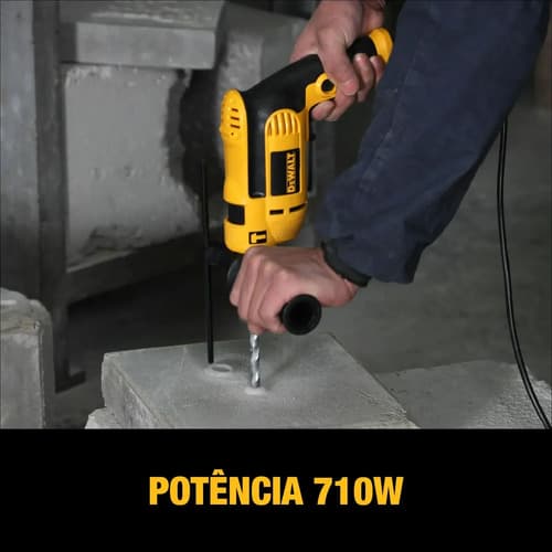 Furadeira De Impacto 13mm 750w Dewalt Dwd502 Com Velocidade Variável E Reversível Amarelo/preto 220v 50hz/60hz 9