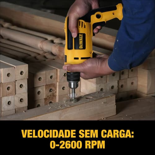 Furadeira De Impacto 13mm 750w Dewalt Dwd502 Com Velocidade Variável E Reversível Amarelo/preto 220v 50hz/60hz 14