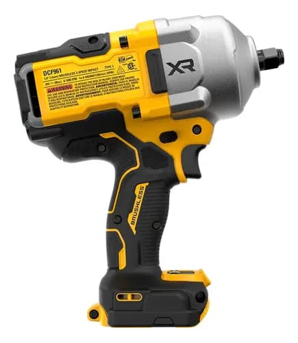 Chave De Impacto 1/2 Dewalt Modelo Dcf961b Sem Bateria E Sem Carregador Amarelo Com Preto 20v 4
