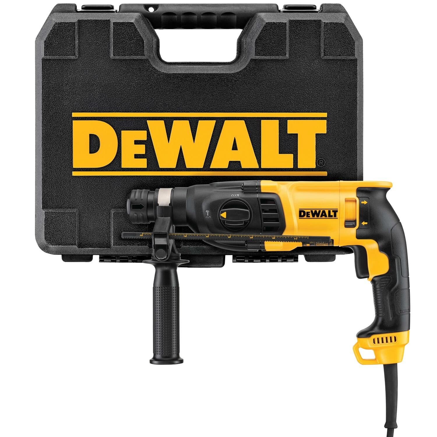 Martelete Perfurador Rompedor 3 Modos 1.500 Rpm Dewalt D25133k Com Maleta Amarelo 220v 60 Hz