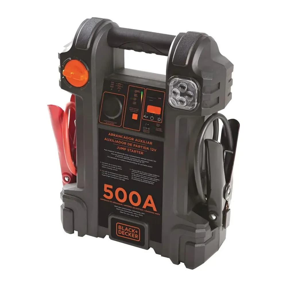 Auxiliar de Parte de 500AH Portátil Black Decker JS500S 12V