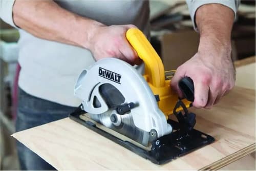 Serra Circular 7-1/4 Dewalt Modelo Dwe560 Disco De 24 Dentes Potência De 1400w Amarelo 127v 9