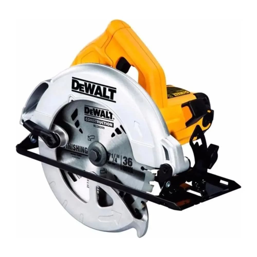 Serra Circular 184MM Dewalt DWE560 1400W 5500RPM com Disco de 18 Dentes Amarelo 220V 50