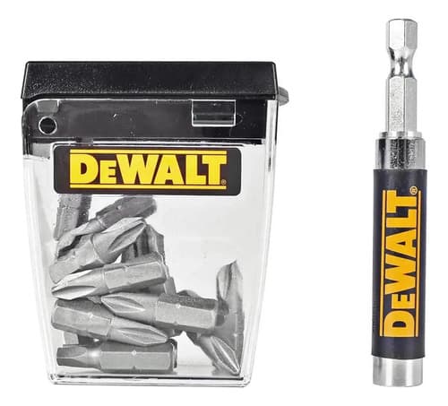 Kit Para Parafusar Com Guia Magnética 16 Peças Dewalt Dw2053 8