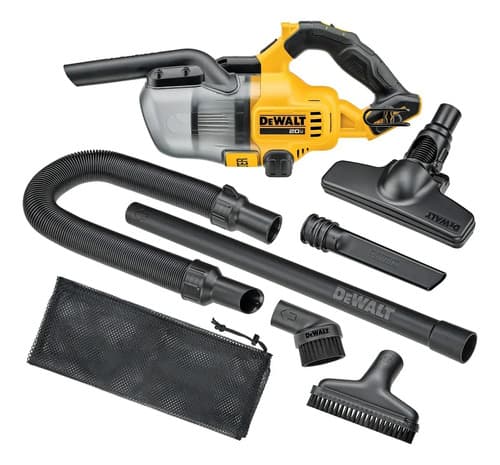 Aspirador De Pó Portátil Industrial Dewalt Modelo Dcv501hb Acompanha 6 Acessórios 20v Amarelo 8