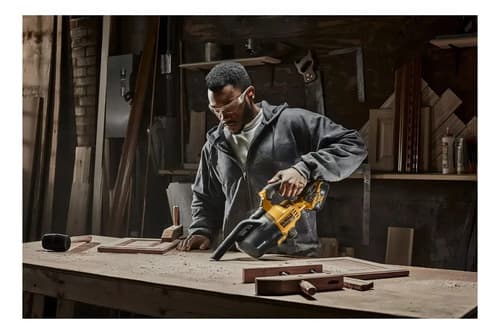 Aspirador De Pó Portátil Industrial Dewalt Modelo Dcv501hb Acompanha 6 Acessórios 20v Amarelo 11