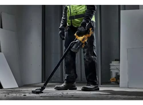 Aspirador De Pó Portátil Industrial Dewalt Modelo Dcv501hb Acompanha 6 Acessórios 20v Amarelo 12