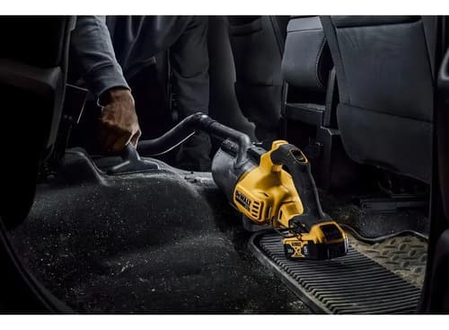 Aspirador De Pó Portátil Industrial Dewalt Modelo Dcv501hb Acompanha 6 Acessórios 20v Amarelo 13