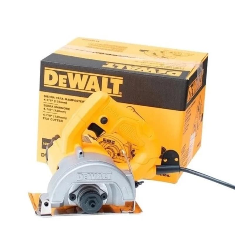 Serra Mármore 125mm Dewalt Modelo Dw862 Potência De 1400w 2