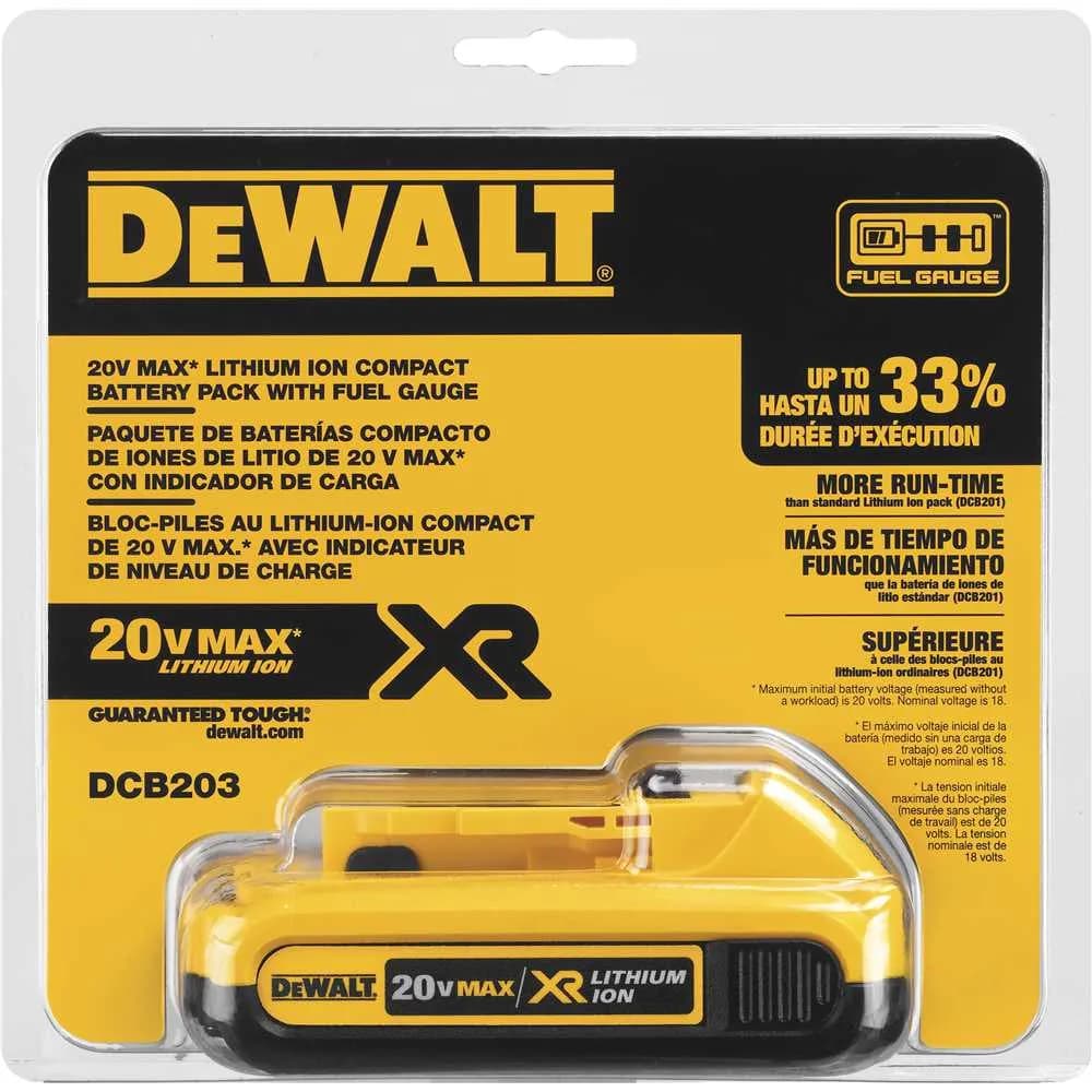 Bateria De Íon De Lítio Li-íon 2ah 20v Max Xr Dewalt Modelo Dcb203