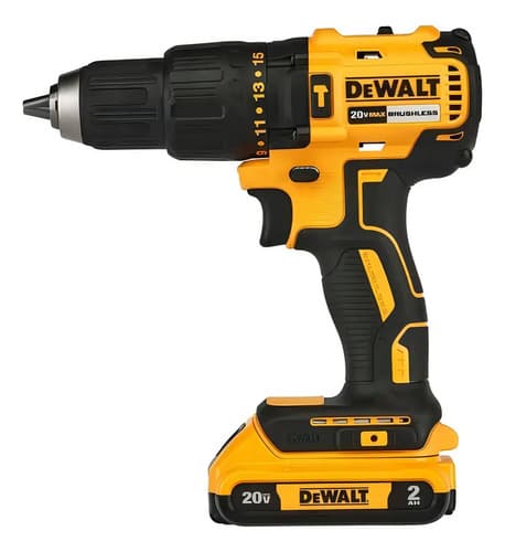 Parafusadeira E Furadeira De Impacto 13mm 20v Dewalt Dcd7781d2 Com 2 Baterias, Carregador E Maleta Amarelo 220v 50 Hz 6