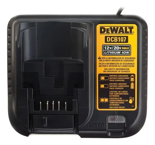 Parafusadeira E Furadeira De Impacto 13mm 20v Dewalt Dcd7781d2 Com 2 Baterias, Carregador E Maleta Amarelo 220v 50 Hz 10