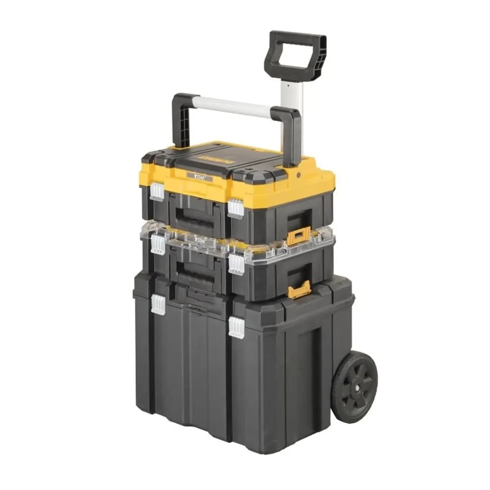 Maleta De Ferramentas Com Rodas Dewalt Dwst60404 3 Módulos Capacidade 50kg Cor Preto 2