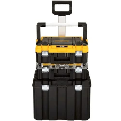 Maleta De Ferramentas Com Rodas Dewalt Dwst60404 3 Módulos Capacidade 50kg Cor Preto 4