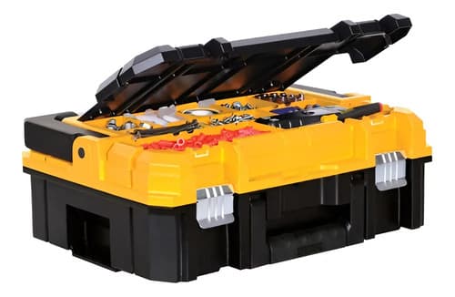 Maleta De Ferramentas Com Rodas Dewalt Dwst60404 3 Módulos Capacidade 50kg Cor Preto 6