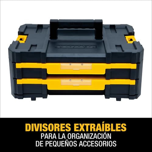 Caixa Organizadora De Ferramentas Dewalt Dwst17804 Capacidade De 7,5kg Preto/amarelo 13