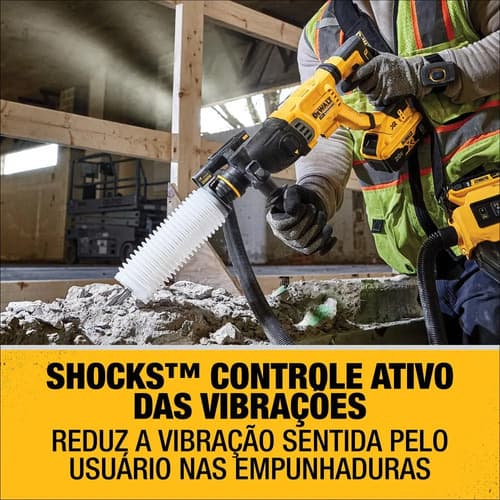 Martelete Perfurador E Rompedor Dewalt Modelo Dch263b Amarelo/preto 20v 5