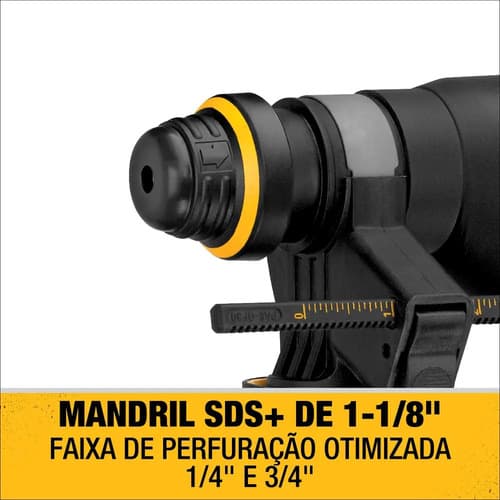 Martelete Perfurador E Rompedor Dewalt Modelo Dch263b Amarelo/preto 20v 6
