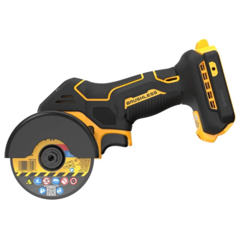 Recortadora Angular Para Acabamento 3 À Bateria Dewalt Dcs438b-b3 Amarelo/preto 20v