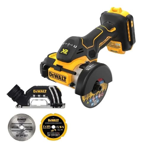 Recortadora Angular Para Acabamento 3 À Bateria Dewalt Dcs438b-b3 Amarelo/preto 20v 3