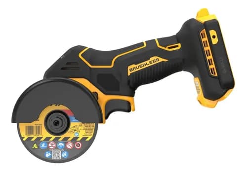 Recortadora Angular Para Acabamento 3 À Bateria Dewalt Dcs438b-b3 Amarelo/preto 20v 5
