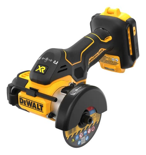 Recortadora Angular Para Acabamento 3 À Bateria Dewalt Dcs438b-b3 Amarelo/preto 20v 6