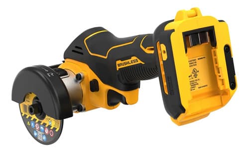 Recortadora Angular Para Acabamento 3 À Bateria Dewalt Dcs438b-b3 Amarelo/preto 20v 7