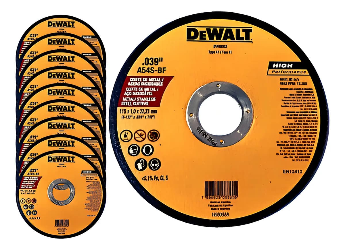 DISCO ABRAS.CORTE INOX 4 1/2"x1.0x7/8" DW8062