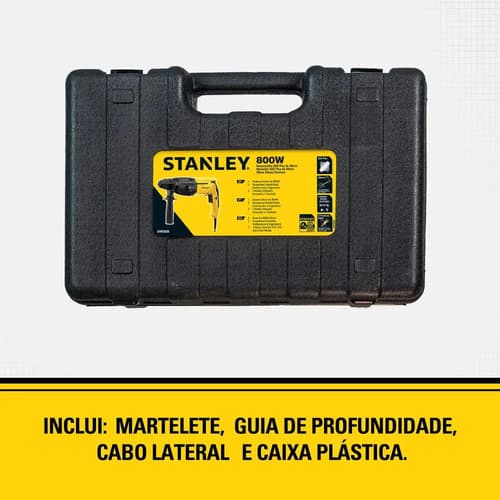 Martelete Stanley Modelo Shr263k Potência 800w Amarelo/preto 220v 50 Hz/60 Hz 7