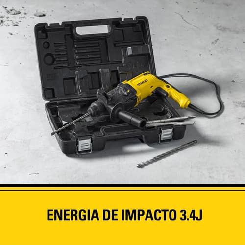 Martelete Stanley Modelo Shr263k Potência 800w Amarelo/preto 220v 50 Hz/60 Hz 9