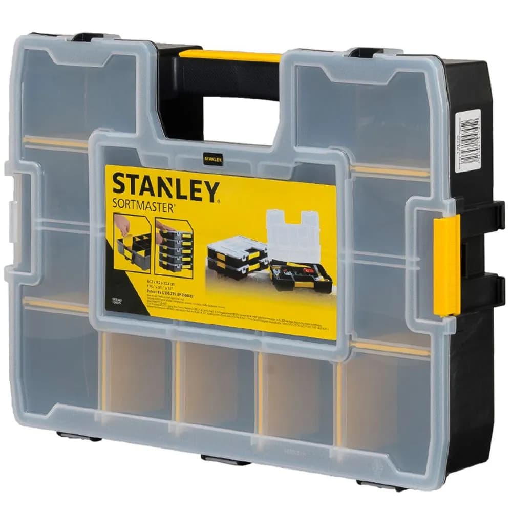 Caixa Organizadora Sortmaster Light Stst14021 Stanley Cor Preto