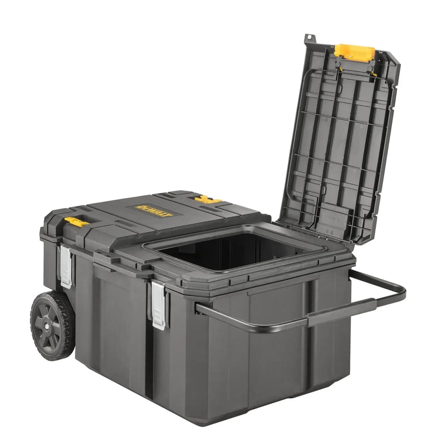 Caixa De Ferramentas Contractor Dewalt Modelo Dwst17871 Organizador Empilhável Capacidade De 50kg Preto
