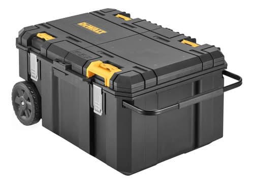 Caixa De Ferramentas Contractor Dewalt Modelo Dwst17871 Organizador Empilhável Capacidade De 50kg Preto 5