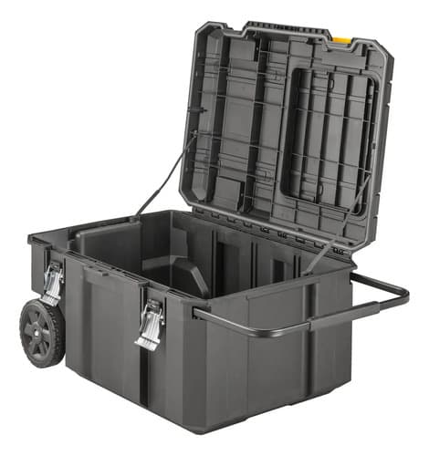 Caixa De Ferramentas Contractor Dewalt Modelo Dwst17871 Organizador Empilhável Capacidade De 50kg Preto 8