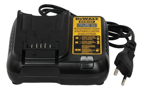 Carregador Bateria Dcb107 Para Baterias 12v À 20v Dewalt 4