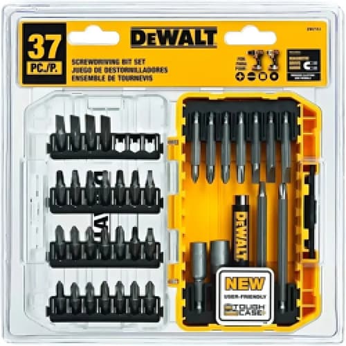 Jogo De Chaves Para Parafusar Dewalt Modelo Dw2163 37 Peças Com Estojo 3