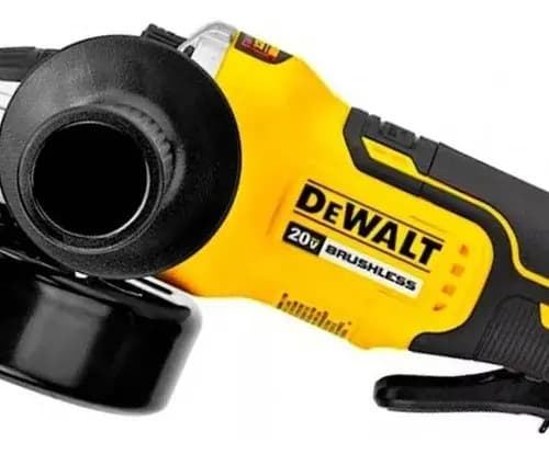 Esmerilhadeira Angular 115-125mm 20v Brushless Dewalt Dcg413p2 Velocidade 9000rpm Amarelo 127/220v 7